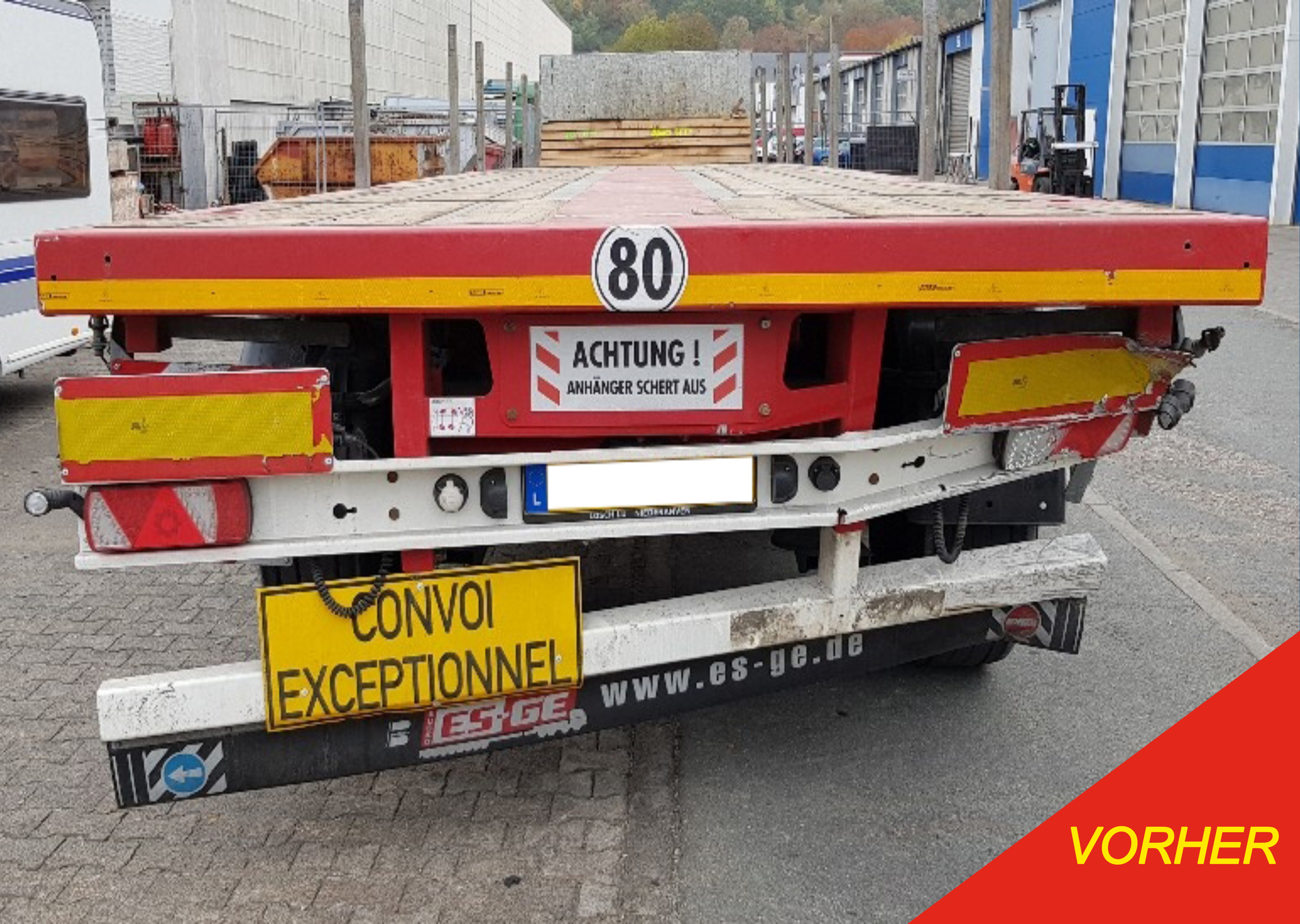 B01 Reparatur und Wartung von LKW, Anhänger und Sattelauflieger