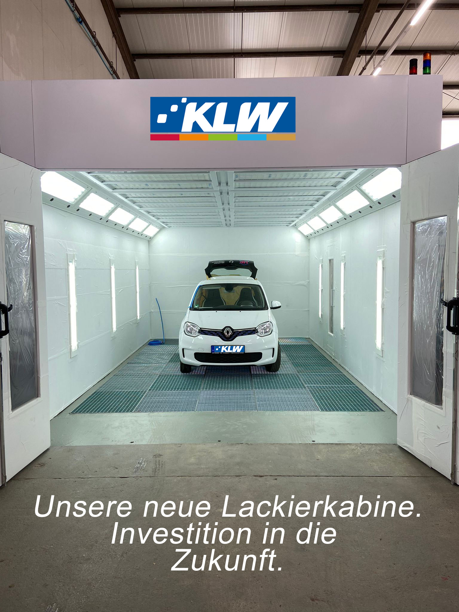 Unsere neue Lackierkabine